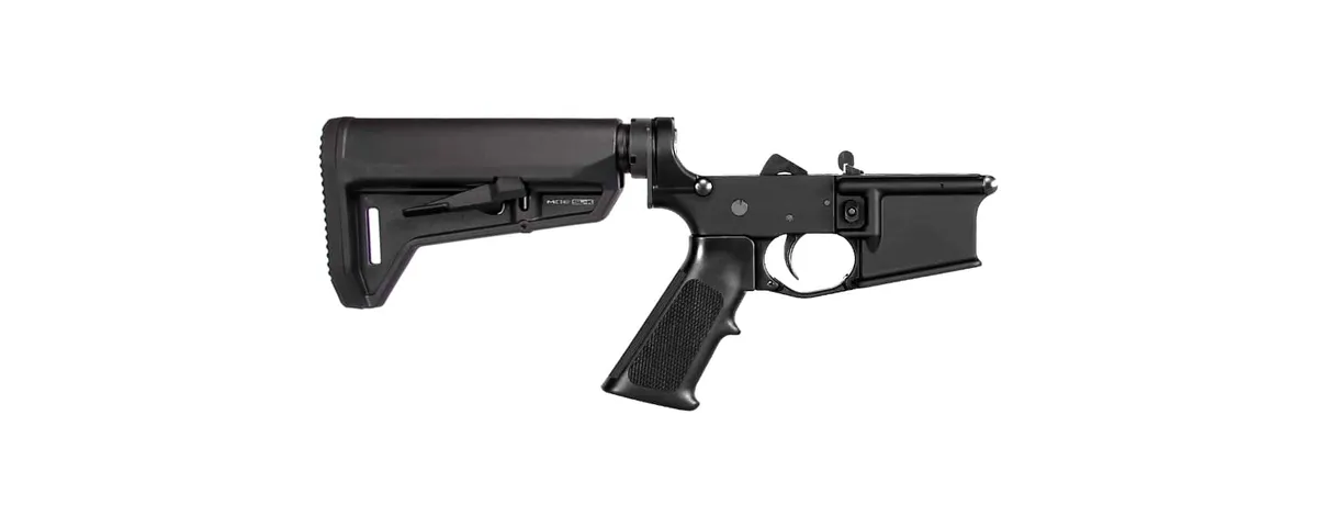 Sons of Liberty Gun Works Forged Lower Complete (Magpul MOE SLK Stock) - Lower Receiver for AR-15 - view 1