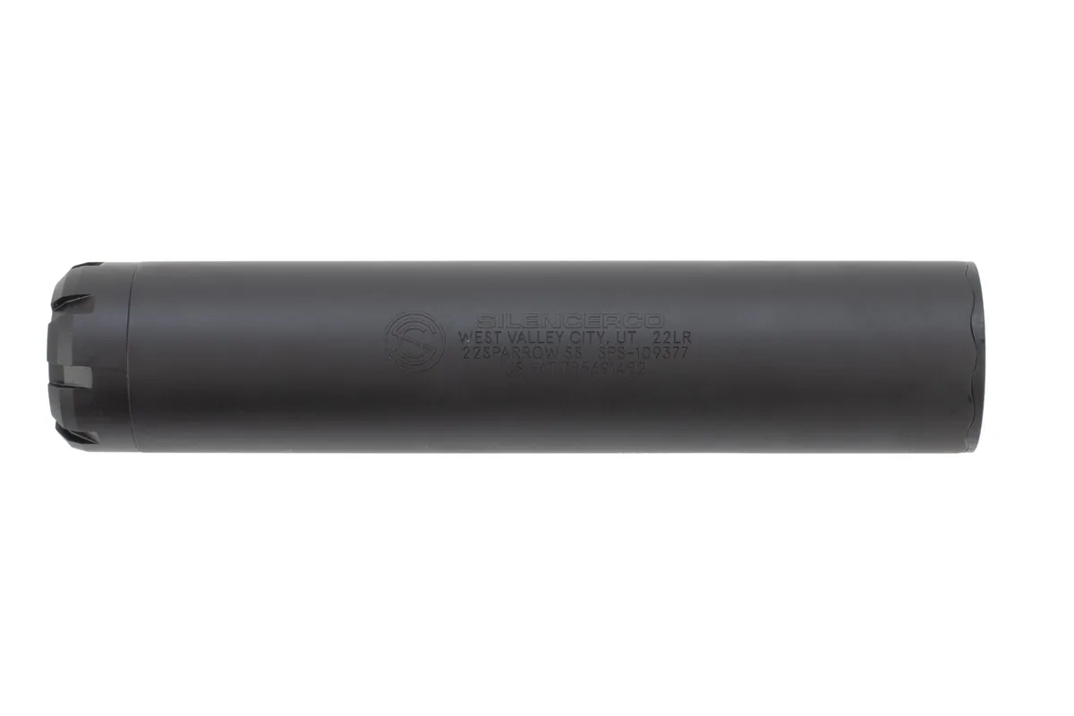 SilencerCo Sparrow Suppressor 22 Long Rifle 1/2-28 Black - Suppressor - view 2