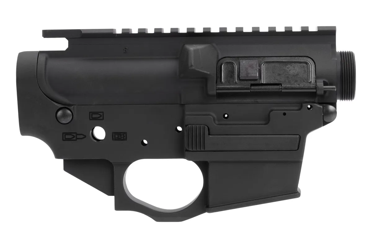 Spike's Tactical 9mm AR-15 Receiver Set - Spider - Glock Magazine - Lower Receiver for AR-15, vista 1