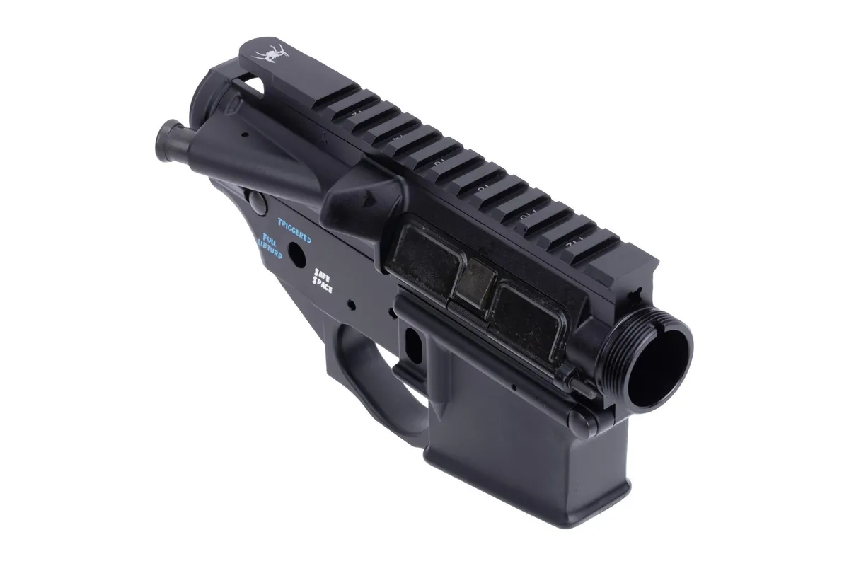 Spike's Tactical AR-15 Receiver Set - Snowflake Color Filled - Lower Receiver for AR-15 - view 2
