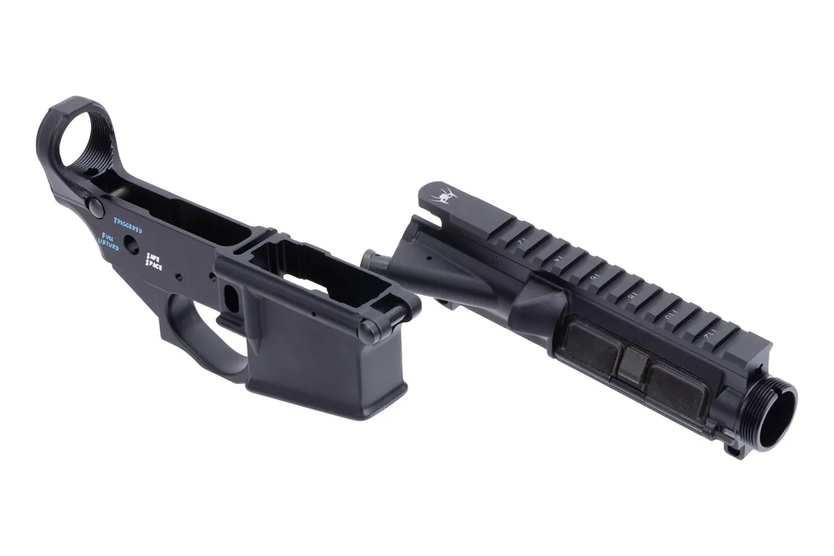 Spike's Tactical AR-15 Receiver Set - Snowflake Color Filled - Lower Receiver for AR-15 - view 5