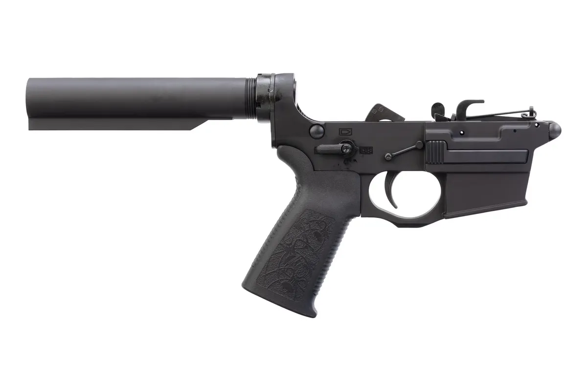 Spike's Tactical Complete 9mm AR-15 Lower - Spider- Glock Magazines - No Stock - Lower Receiver for AR-15, vista 1