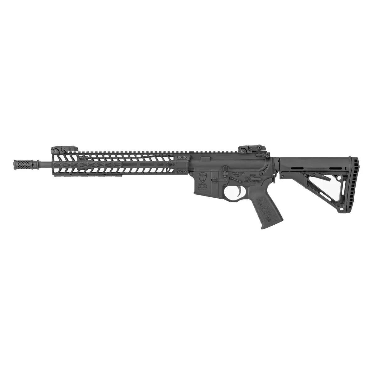 Spike's Tactical Spikes Tactical .223 Remington AR Rifle with 14.5" Barrel, Black - STR5525CM2D - Barrel for AR-15 - view 1