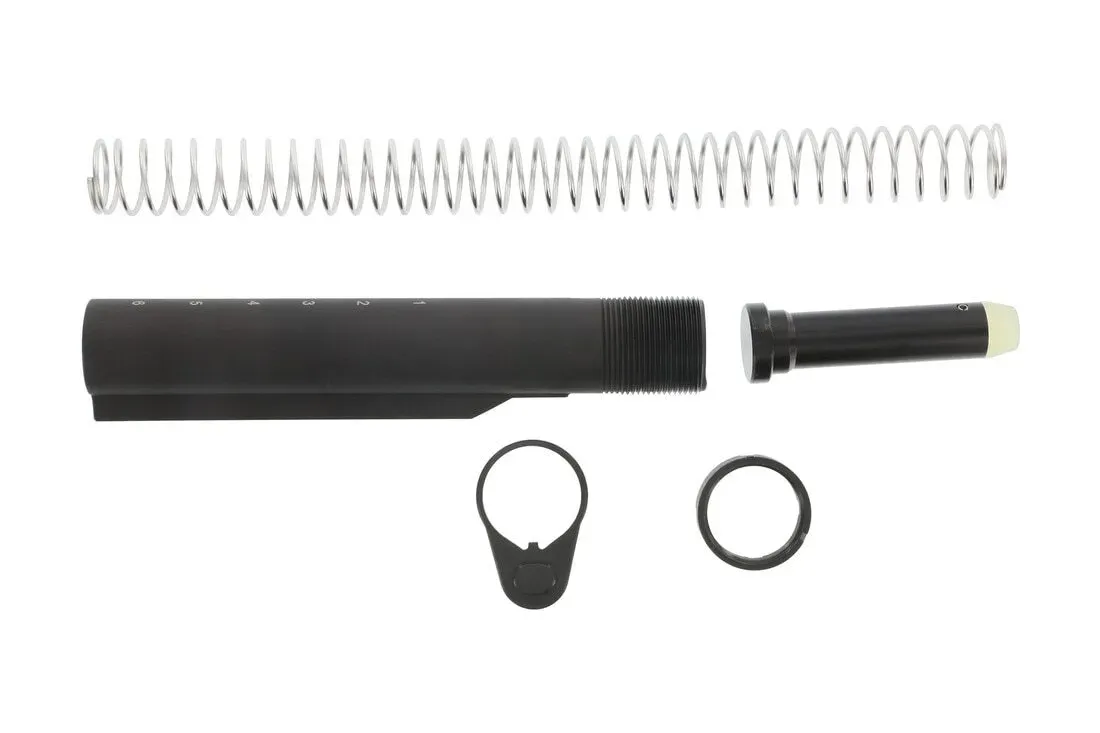 Spike's Tactical 6-Position Mil-Spec Buffer Tube Assembly - Buffer Tube Assembly for AR-15, vista 1