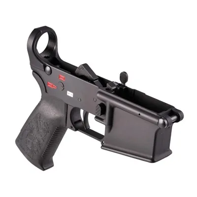 Spike's Tactical Ar-15 Complete M4 Lower Receiver - Complete Ar-15 Lower Receiver W/O Buttstock - Lower Receiver for AR-15, vista 1