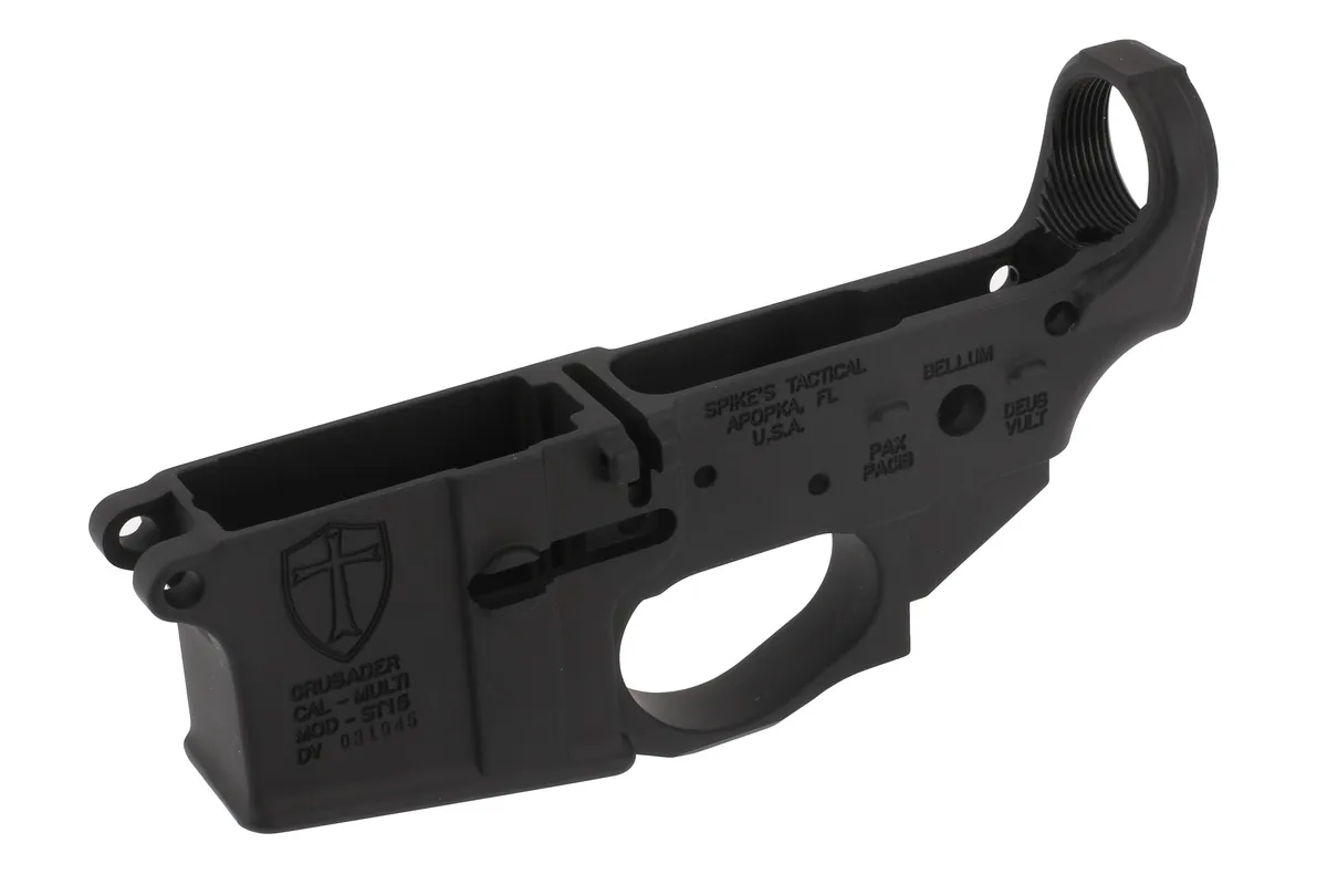 Spike's Tactical Spikes Tactical Crusader Ar-15 Lower Receiver - Multi-Cal - Lower Receiver for AR-15, vista 1