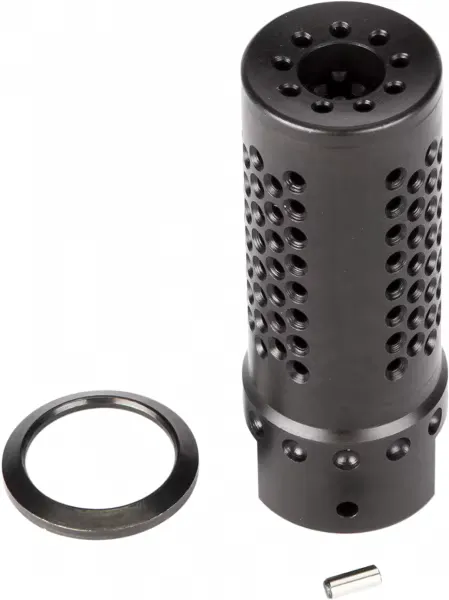 Spike's Tactical Spikes Tactical Dynacomp Extreme 5/8-24 Muzzle Brake, .308 Win, Black Nitride - SBV1019 - Muzzle Device for AR-15 - view 2