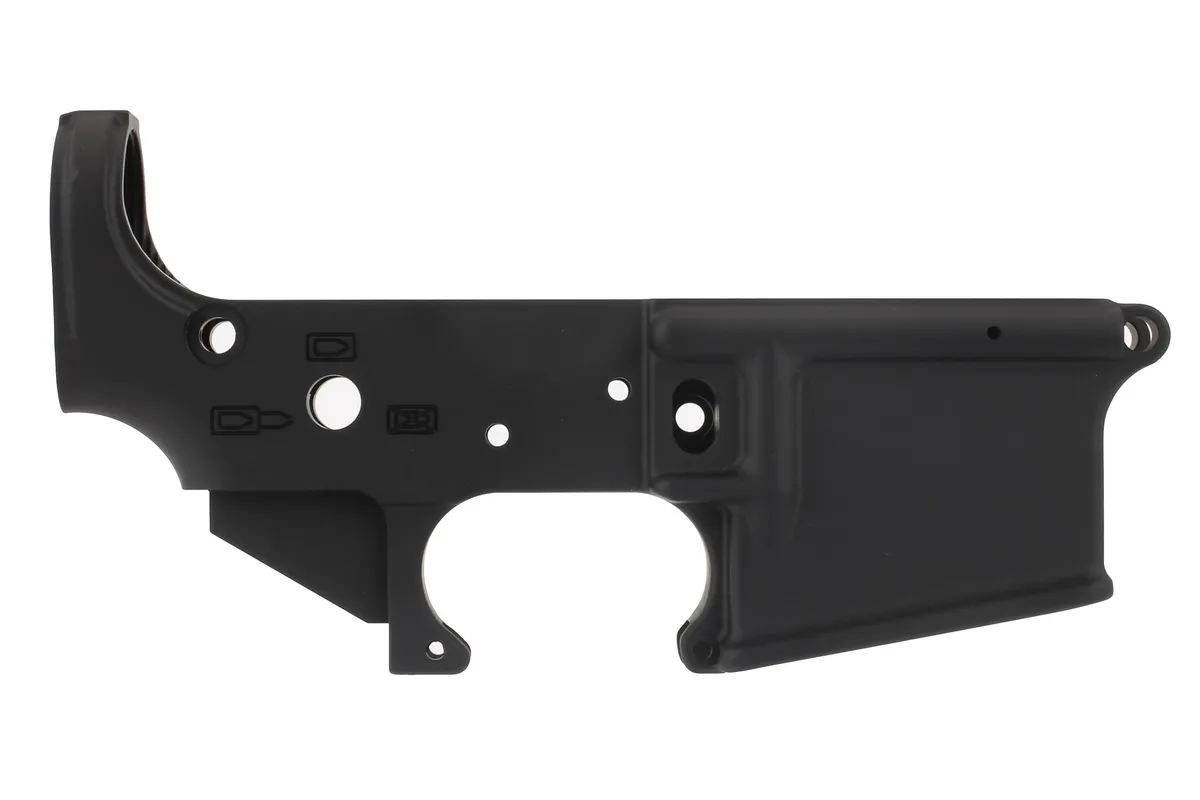 Spike's Tactical Spikes Tactical Forged Stripped Ar-15 Lower - Spider - Bullet Markings - Lower Receiver for AR-15, vista 4