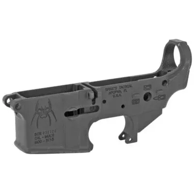 Spikes Tactical Forged Stripped AR-15 Lower - Spider - Lower Receiver for AR-15, vista 1