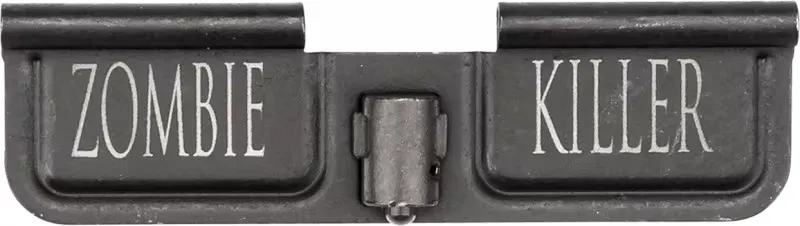 Spike's Tactical Laser Engraved Ejection Door - Zombie - Dust Cover for AR-15 - view 1