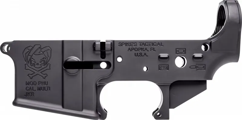 Spike's Tactical Pipe Hitters Union Joker Ar-15 Stripped Lower - Lower Receiver for AR-15 - view 1