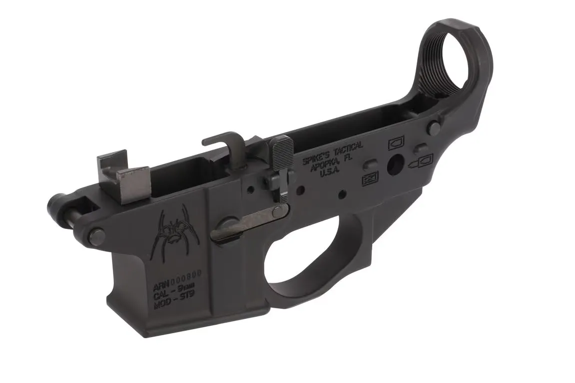 Spike's Tactical Spider 9mm Ar-15 Lower - Colt - Lower Receiver for AR-15 - view 1