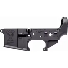 Spike's Tactical Spikes Tactical STLS024 Stripped Lower PHU AR-1 Platform Black Hardcoat Anodized - Lower Receiver for AR-15 - view 1