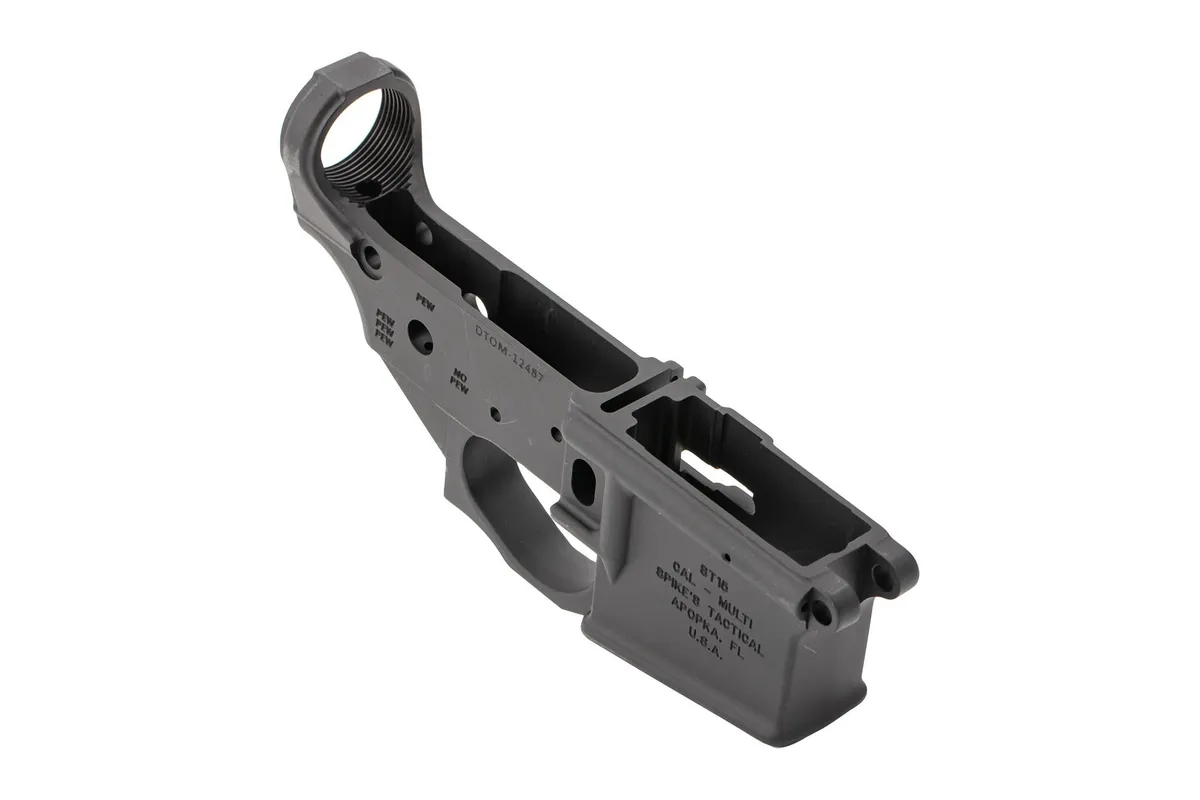 Spike's Tactical Stripped Ar-15 Lower Receiver - Gadsden - Lower Receiver for AR-15 - view 2
