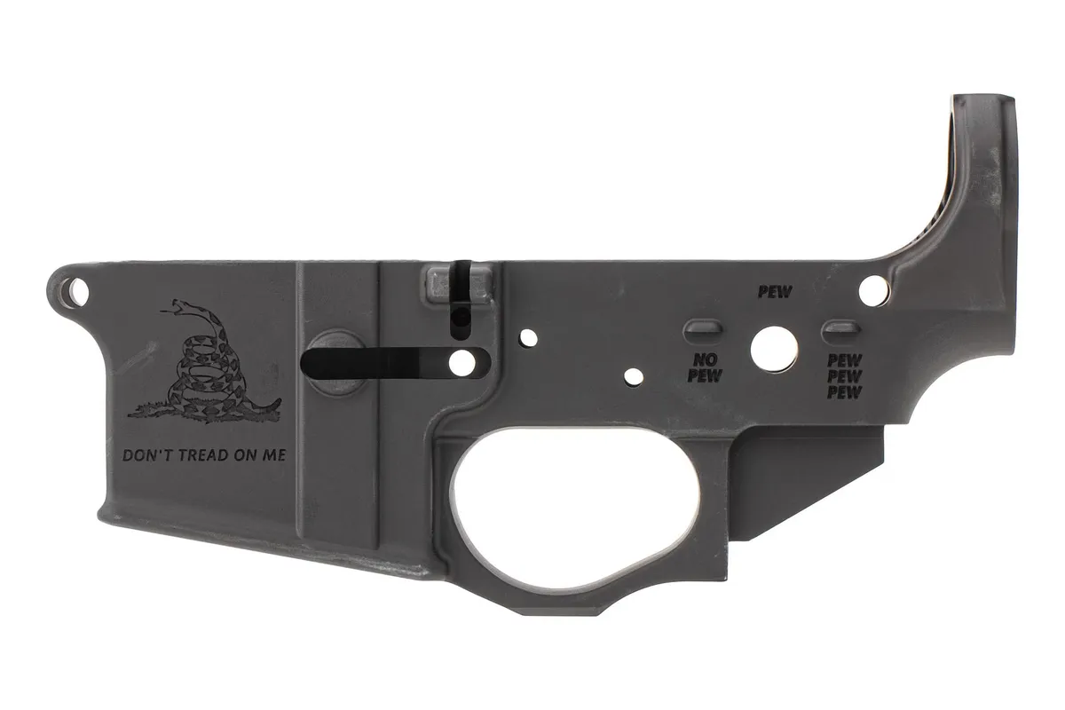 Spike's Tactical Stripped Ar-15 Lower Receiver - Gadsden - Lower Receiver for AR-15 - view 1