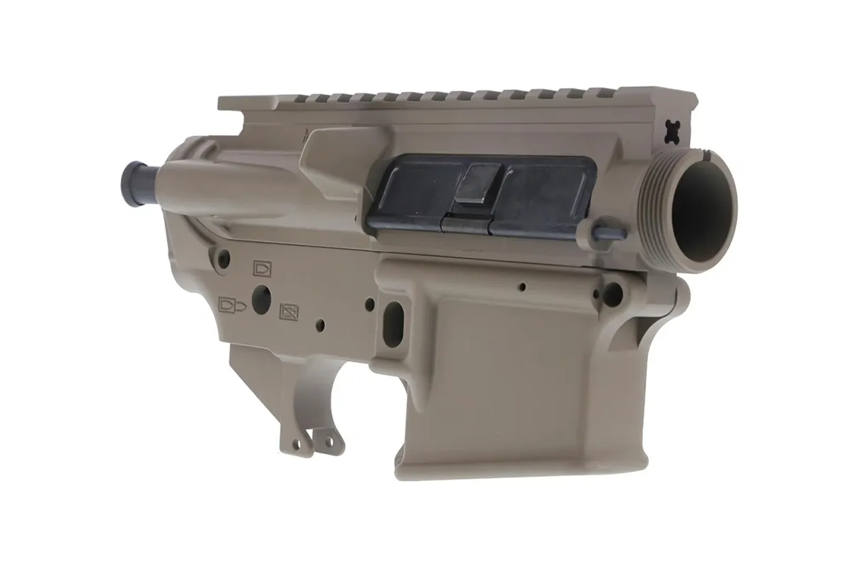 Spike's Tactical Spikes Tactical Upper/Lower Receiver .223 Remington AR Lower, Flat Dark Earth - STS1512 - Lower Receiver for AR-15 - view 1
