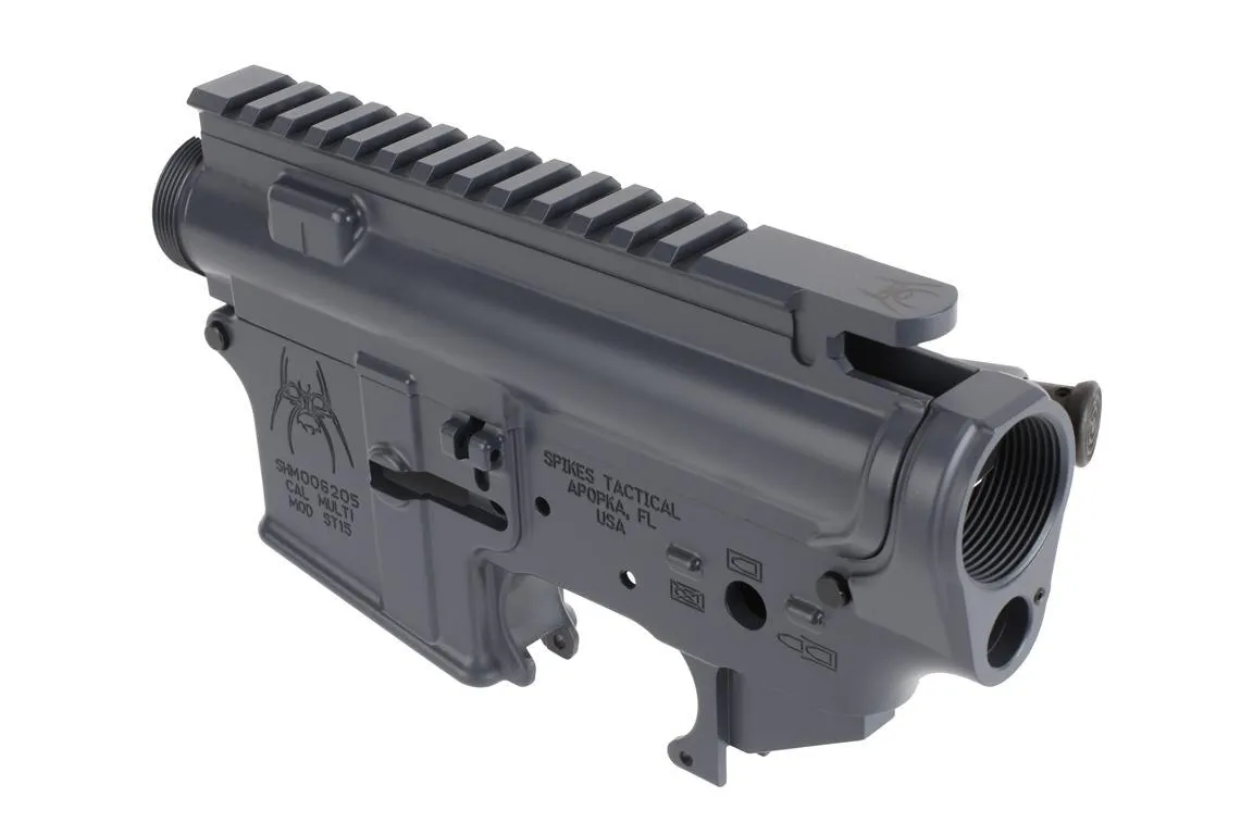 Spike's Tactical Spikes Tactical Upper/Lower Receiver .223 Remington AR Lower, Gray - STS1515 - Lower Receiver for AR-15 - view 4