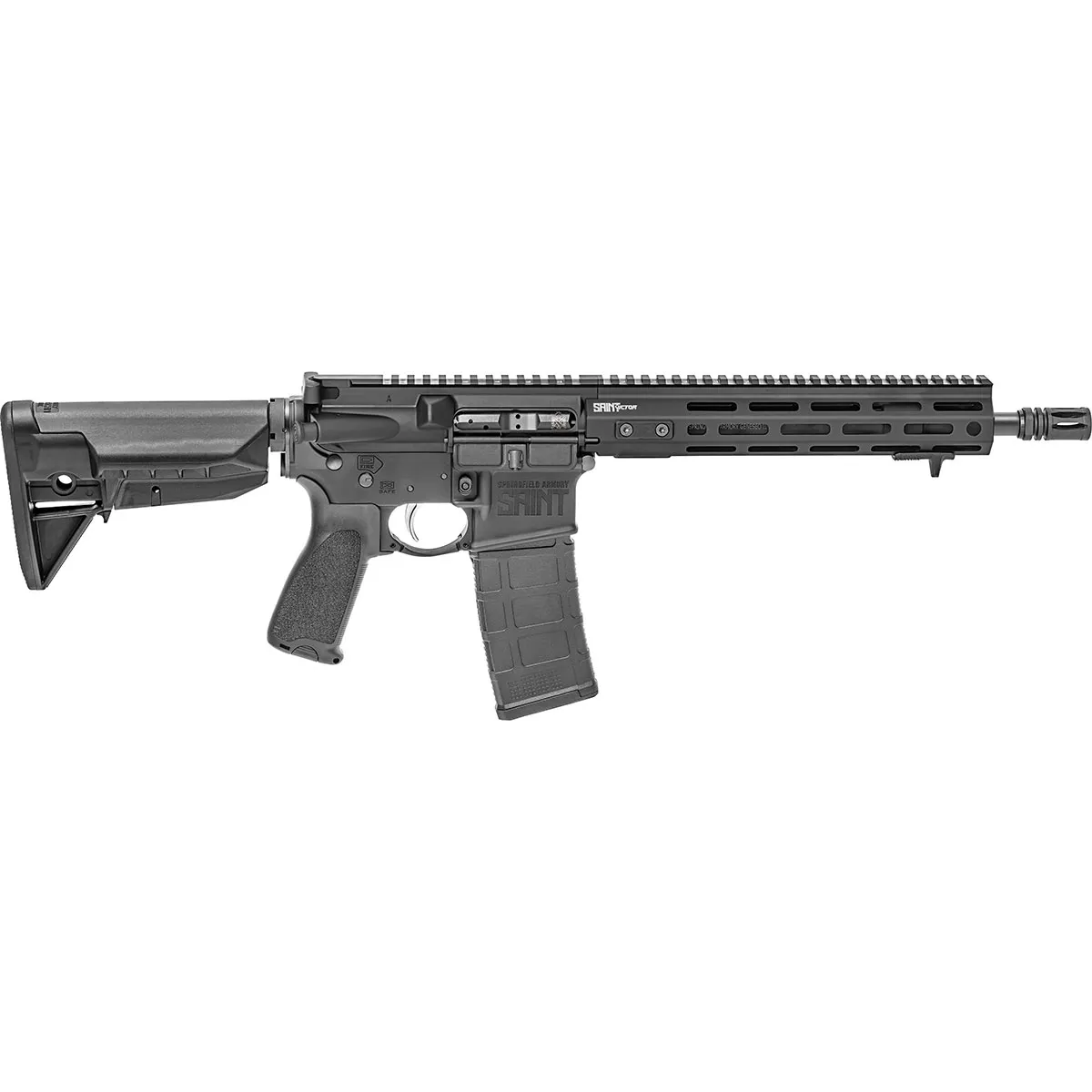 Springfield Armory Saint Victor SBR 5.56x45 NATO 11.5" BBL (1)30RD PMAG Black - Complete Rifle - view 1