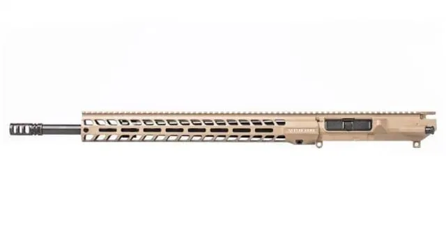 Stag Arms AR-10 Long Range Left Hand Upper Receiver 308 Winchester 20in Barrel HBAR-CMV Profile 1-10 Twist 5/8X24 Thread VG6 Gamma FDE - Upper Receiver for AR-15 - view 1