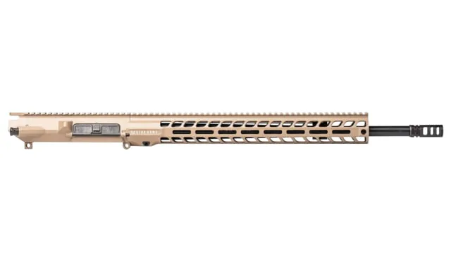 Stag Arms AR-10 Long Range Right Hand Upper Receiver 308 Winchester 20in Barrel NJ Compliant HBAR-CMV Profile 1-10 Twist 5/8X24 Thread VG6 Gamma FDE - Upper Receiver for AR-15, vista 1