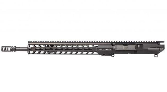 Stag Arms AR-10 Tactical Left Hand Upper Receiver 308 Win 16in Barrel TAC-GOV-CMV Profile 1-10 Twist 5/8X24 Thread VG6 Gamma Black - Upper Receiver for AR-15, vista 1