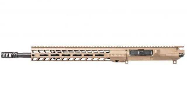 Stag Arms AR-10 Tactical Left Hand Upper Receiver 308 Win 16in Barrel TAC-GOV-CMV Profile 1-10 Twist 5/8X24 Thread VG6 Gamma FDE - Upper Receiver for AR-15, vista 1