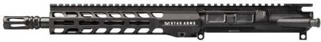 Stag Arms AR-15 Tactical Upper Receiver 5.56x45mm NATO 10.5in Barrel GOV-CMV Profile 1-7 Twist 1/2x28 Left Hand VG6 Delta Black - Upper Receiver for AR-15, vista 1