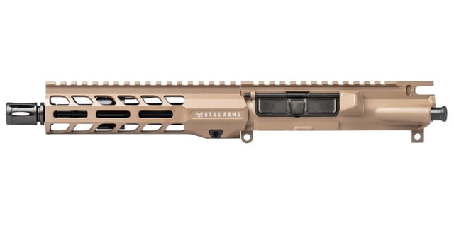 Stag Arms AR-15 Tactical Upper Receiver 5.56x45mm NATO 7.5in Barrel GOV-CMV Profile 1-7 Twist 1/2x28 Left Hand VG6 Delta Chromephos FDE - Upper Receiver for AR-15 - view 1