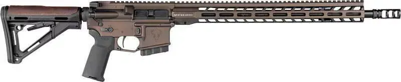 Stag Arms STAG15004502 15 Pursuit 6.5MM Grenel 18" 5rd M-LOK Midnight Bronze - Complete Rifle, vista 1