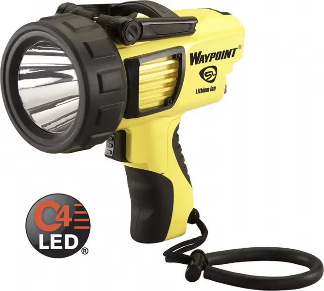 Streamlight 44910 WayPoint 300 35/550/1000 Lumens White LED Yellow Polycarbonate 678 Meters - Light, vista 1
