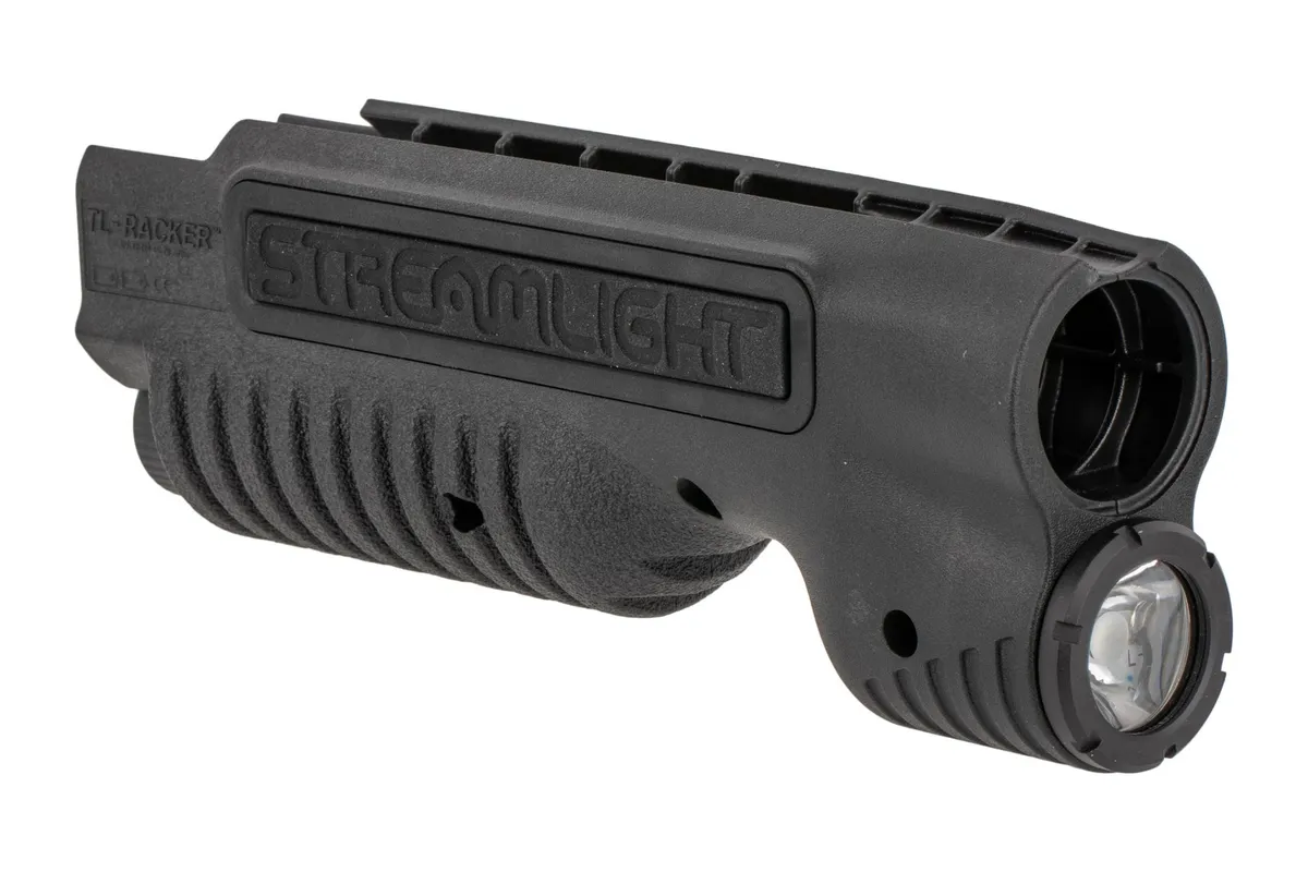 Streamlight 69600 TL-Racker Forend Light Moss 500/590 1000 Lumens Output White LED Light Forend Mount Matte Black Polymer - Light - view 1