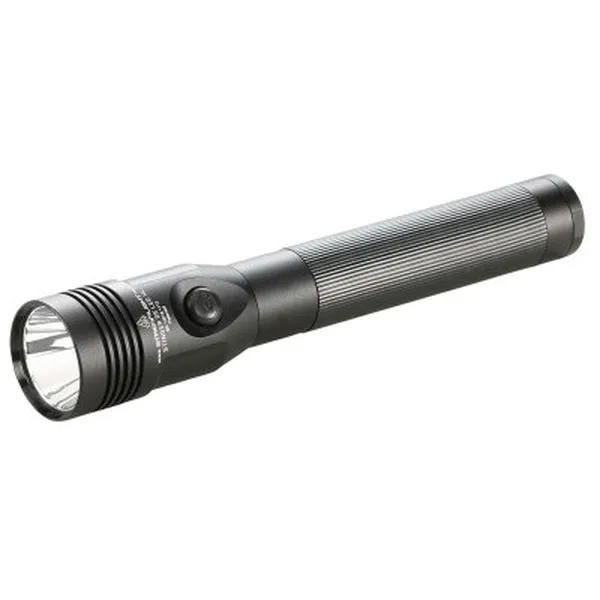 Streamlight Stinger DS LED HL 120 VAC 800/400/200 lm LED High Lumen Rechargeable Water-Resistant Dual Switch Flashlight Torch w/ Smart Charger, Black - 75455 - Light - view 1