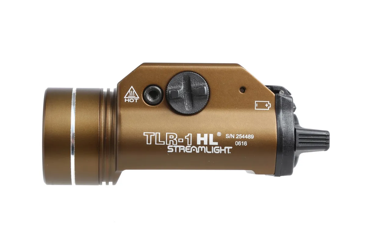 Streamlight TLR-1 HL 1000 Lumen Tactical Weapon Light - Flat Dark Earth Brown - Light - view 3