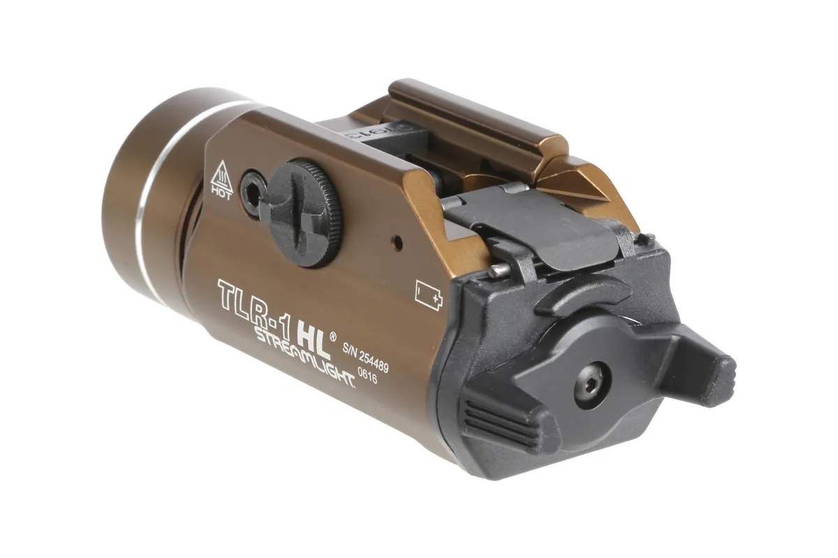 Streamlight TLR-1 HL 1000 Lumen Tactical Weapon Light - Flat Dark Earth Brown - Light - view 4