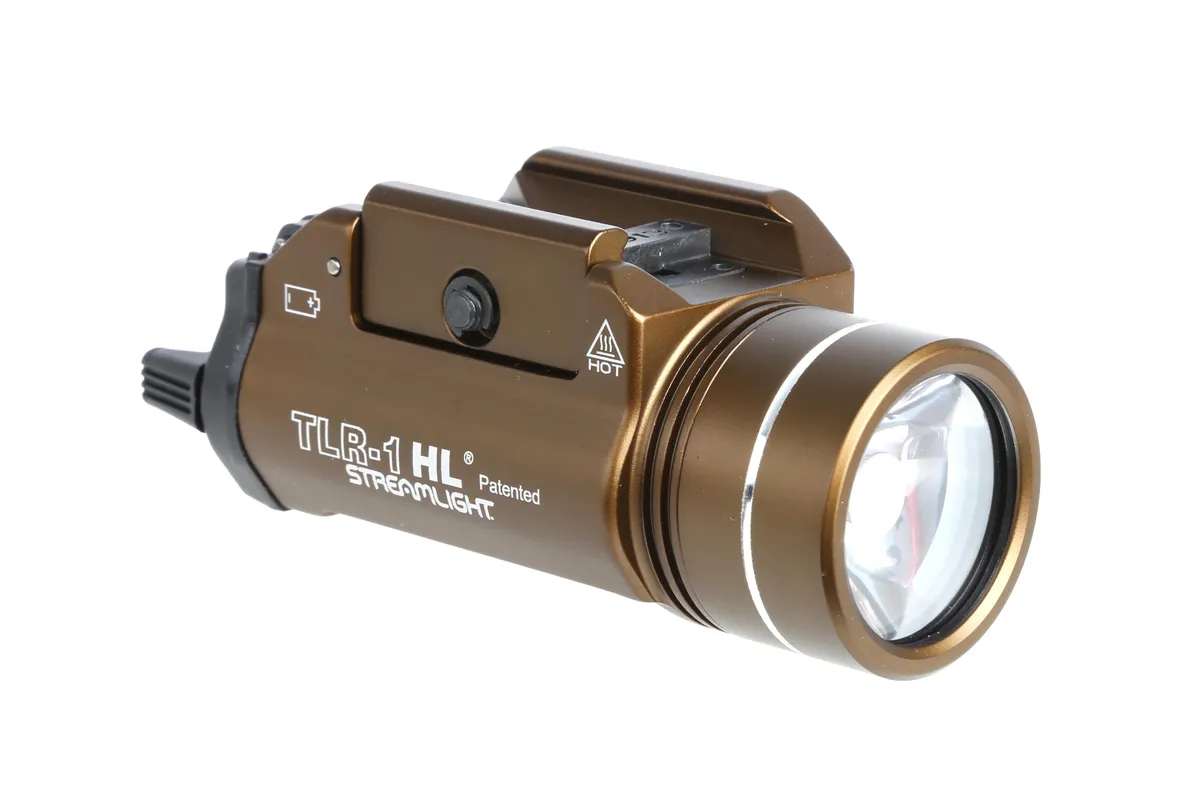 Streamlight TLR-1 HL 1000 Lumen Tactical Weapon Light - Flat Dark Earth Brown - Light - view 5