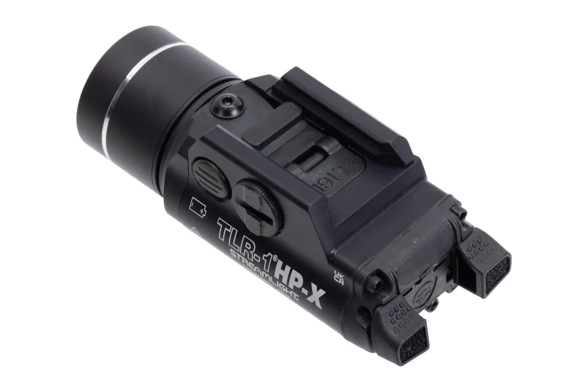 Streamlight TLR-1 HP-X 1300 Lumen LED Weapon Light CR123A Lithium Universal Black - Light - view 3