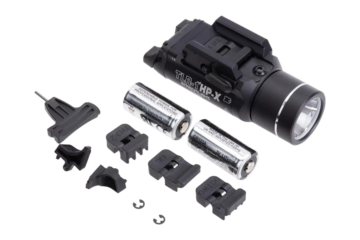 Streamlight TLR-1 HP-X 1300 Lumen LED Weapon Light CR123A Lithium Universal Black - Light - view 4