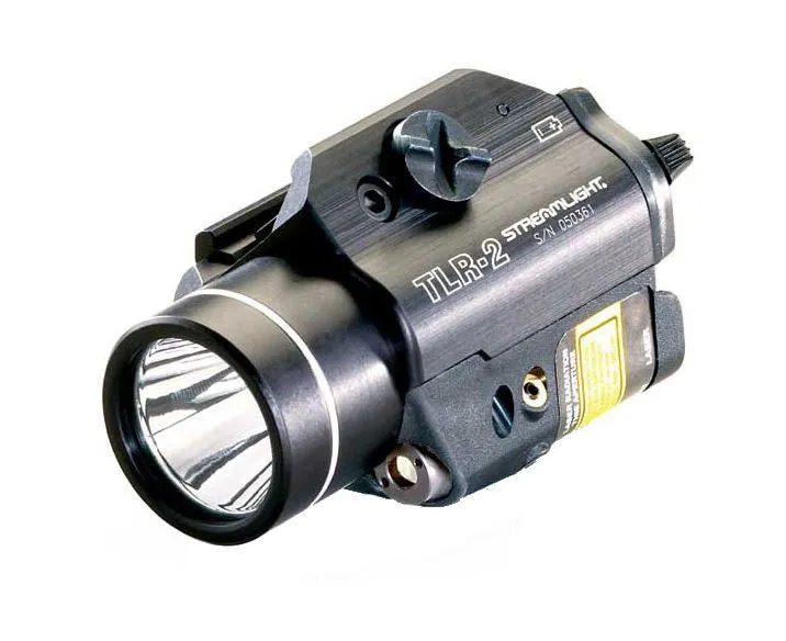Streamlight TLR-2 with Black Laser Sight and No Strobe - Tactical Weapon Flashlight - Light, vista 1