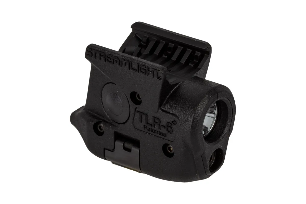 Streamlight TLR-6 Tactical Light Rail Mount with Red Aiming Laser - 69284 - Light, vista 1