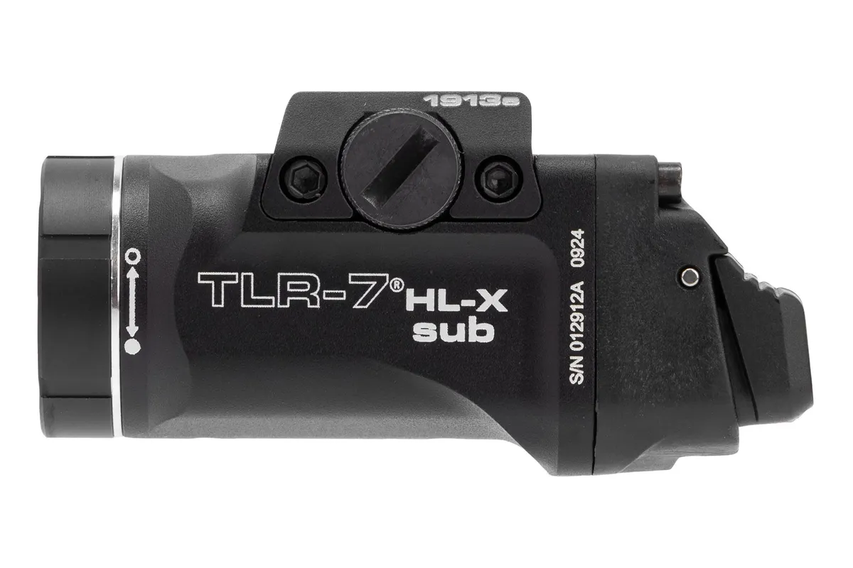 Streamlight TLR-7 HL-X Sub Multi-Fuel Ultra Compact Pistol Light - 1913 - 1000 Lumens - Rechargeable SL-B9 - Black - Light - view 2