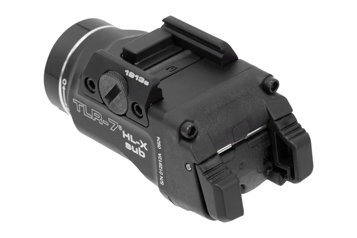 Streamlight TLR-7 HL-X Sub Multi-Fuel Ultra Compact Pistol Light - 1913 - 1000 Lumens - Rechargeable SL-B9 - Black - Light - view 3