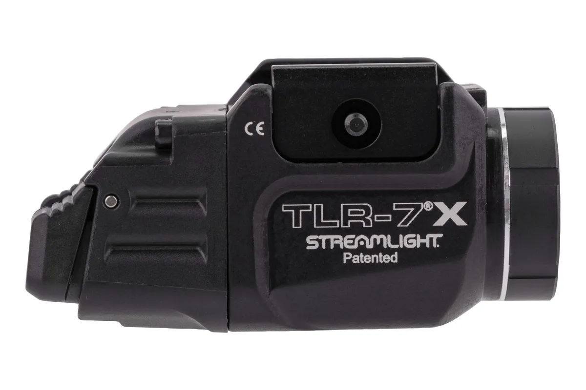 Streamlight TLR-7 X Multi-Fuel Tactical Weapon Light with High Switch - 500 Lumens - CR123A - Black - Light, vista 2