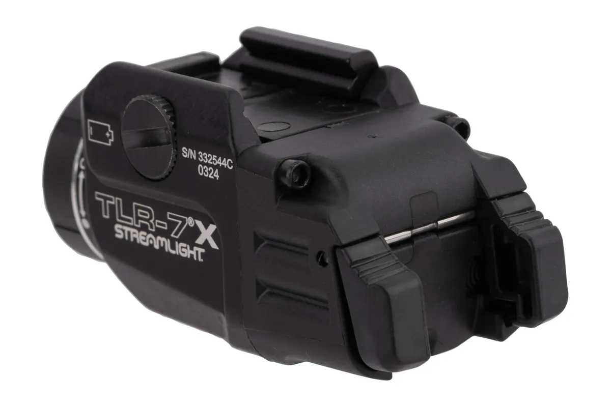 Streamlight TLR-7 X Multi-Fuel Tactical Weapon Light with High Switch - 500 Lumens - CR123A - Black - Light, vista 3