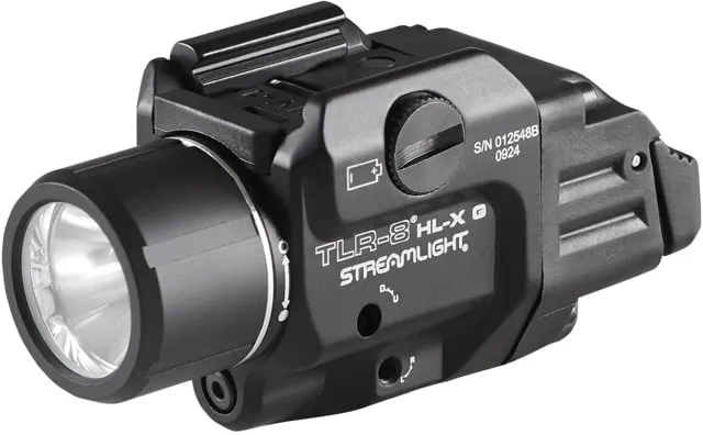 Streamlight TLR-8 HL-X G USB SL-B9 Rechargeable 1000 Lumens Weapon Light with High And Low Switches USB-C Cord Multi-Tool Key Kit Black - Light - view 1