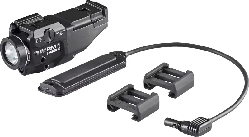 Streamlight TLR RM 1 Laser G Weaponlight 500 Lumen LED/ Green Laser Remote Switch Black 69443 - Light, vista 2