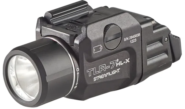 Streamlight USED Streamlight TLR-7 Hl-X USB Multi-Fuel Rail-mounted Flashlight Sl-b9 White 1000 Lumens Black - Light - view 1