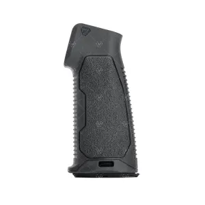 Strike Industries 15 deg Pistol Grip for AR-15/AR-10 Lower Receivers, Black - SI-AR-NBPG-15 - Pistol Grip for AR-15, vista 1