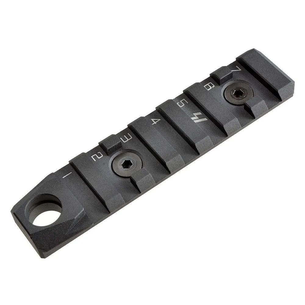Strike Industries 3.4" 6061 Aluminum 1-Piece Link Rail Section w/ Quick Detach, Hardcoat Anodized Black - LINK-RS-7-QD - Optic Mount - view 2