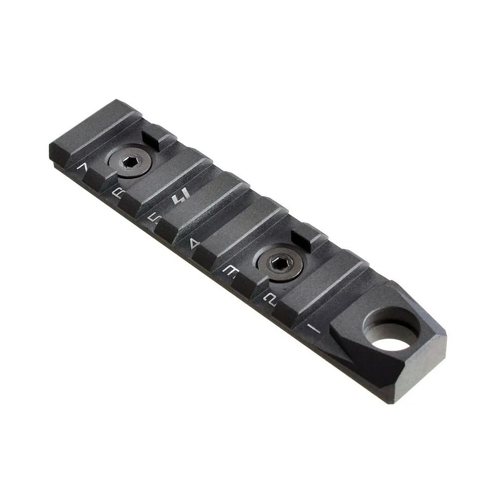 Strike Industries 3.4" 6061 Aluminum 1-Piece Link Rail Section w/ Quick Detach, Hardcoat Anodized Black - LINK-RS-7-QD - Optic Mount - view 3
