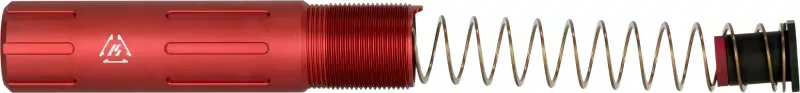 Strike Industries 7075 T6 Aluminum AR Pistol Buffer Tube, Red - ARSPRESLICKRED - Buffer Tube Assembly for AR-15, vista 2